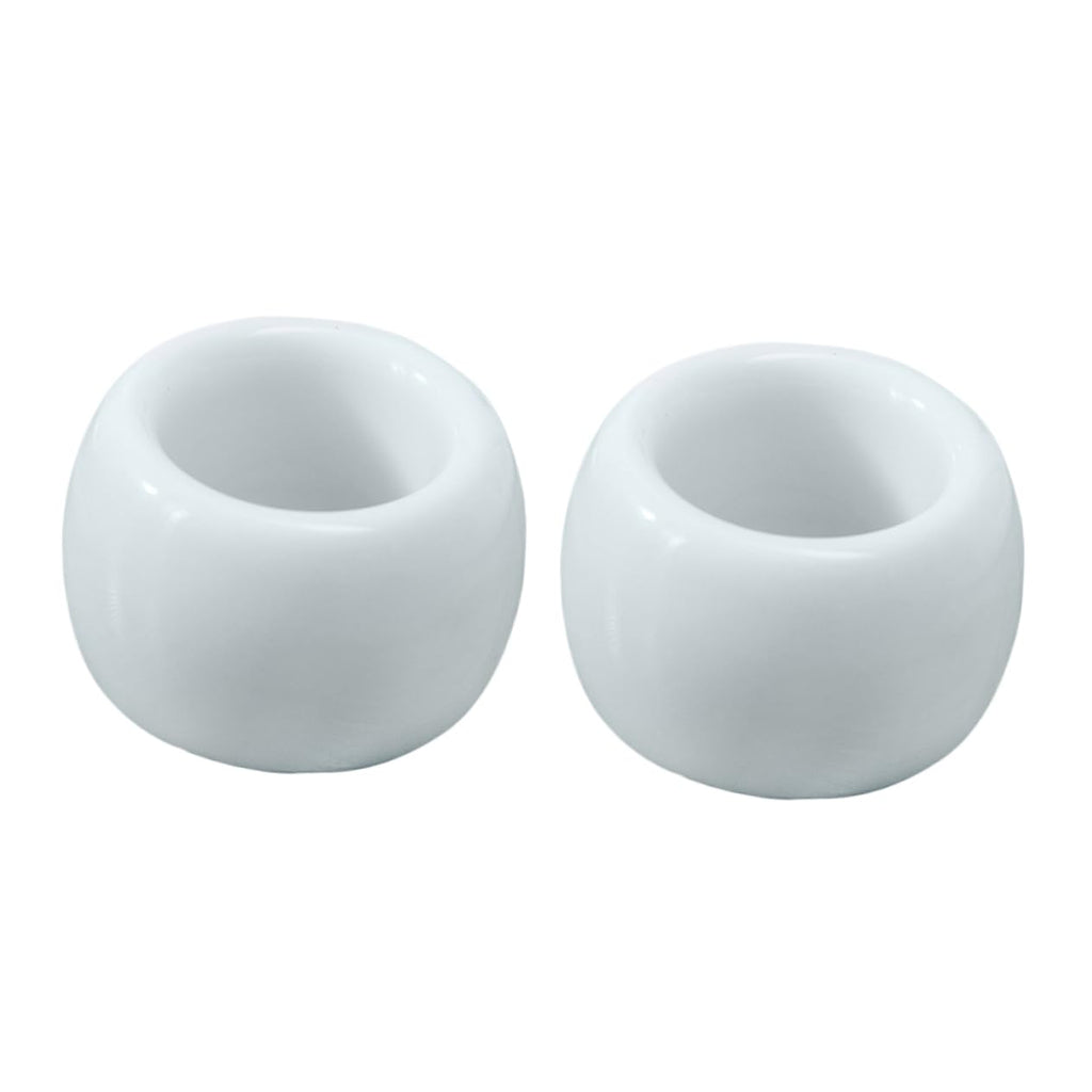 2-Pack White Ceramic Electric Toothbrush Holder Stand L846864