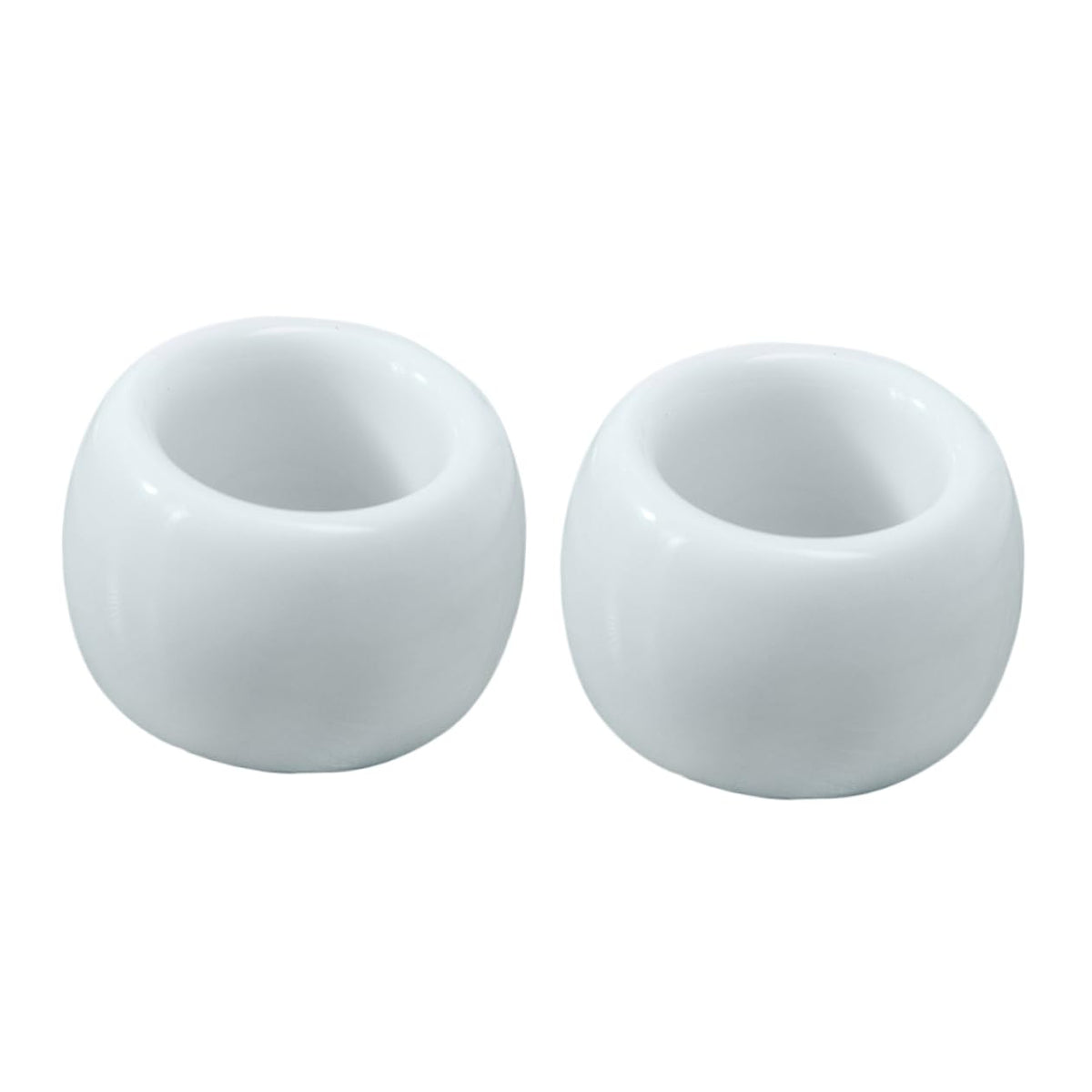 2-Pack White Ceramic Electric Toothbrush Holder Stand L846864