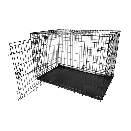 48 Inch Folding Metal Pet Cage with Tray M686168