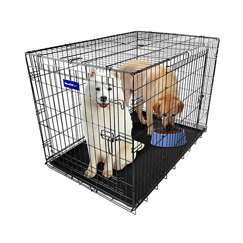 48 Inch Folding Metal Pet Cage with Tray M686168
