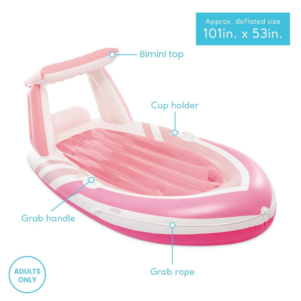 Inflatable Pool Float with 2 Cup Holders D7456