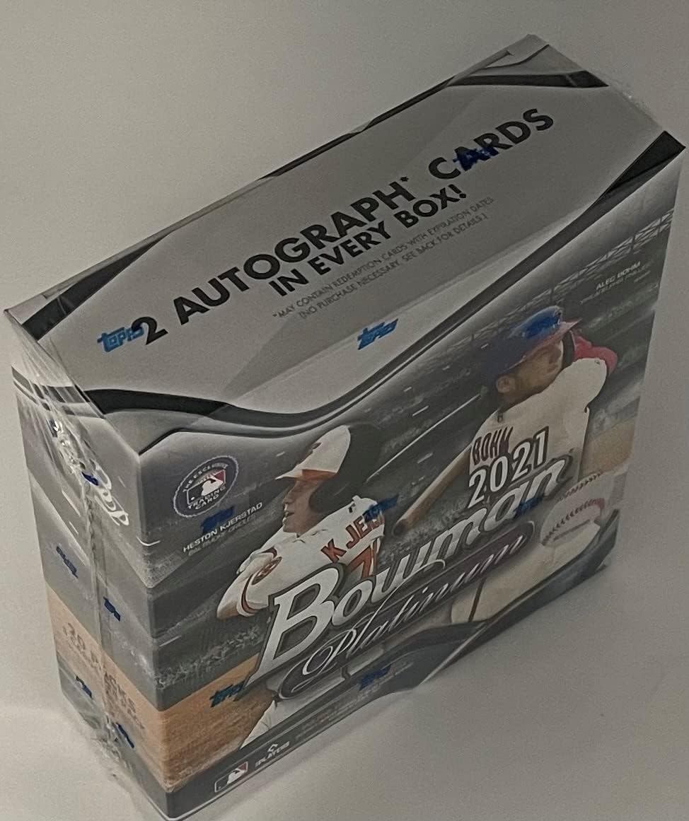 2021 Bowman Platinum MLB Baseball Card Mega Box E66091