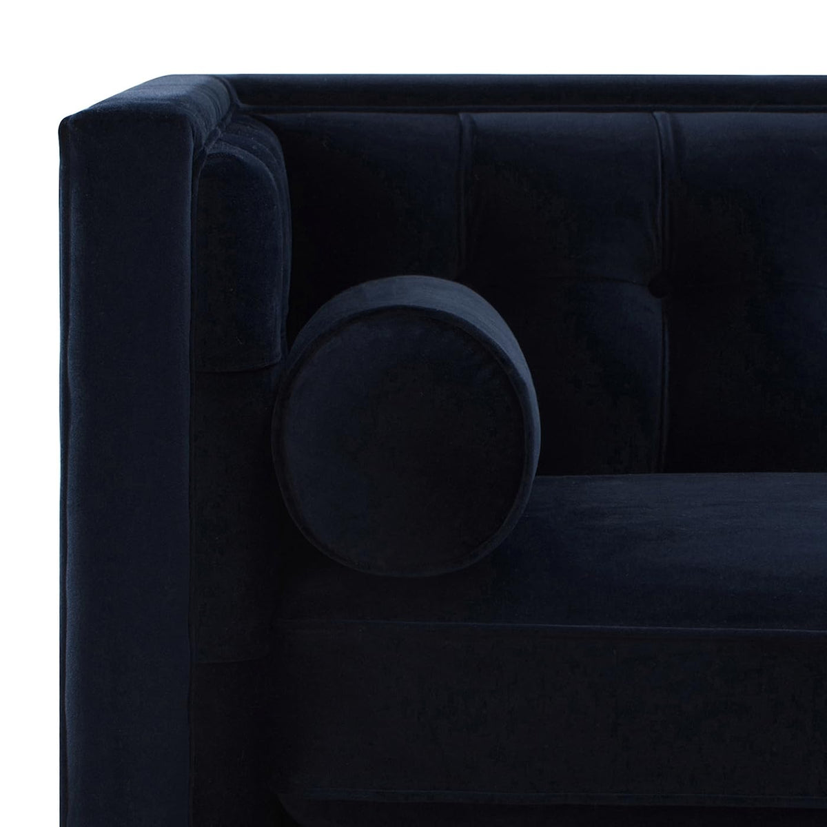 Dark Navy Blue Performance Velvet Tufted Sofa L251741
