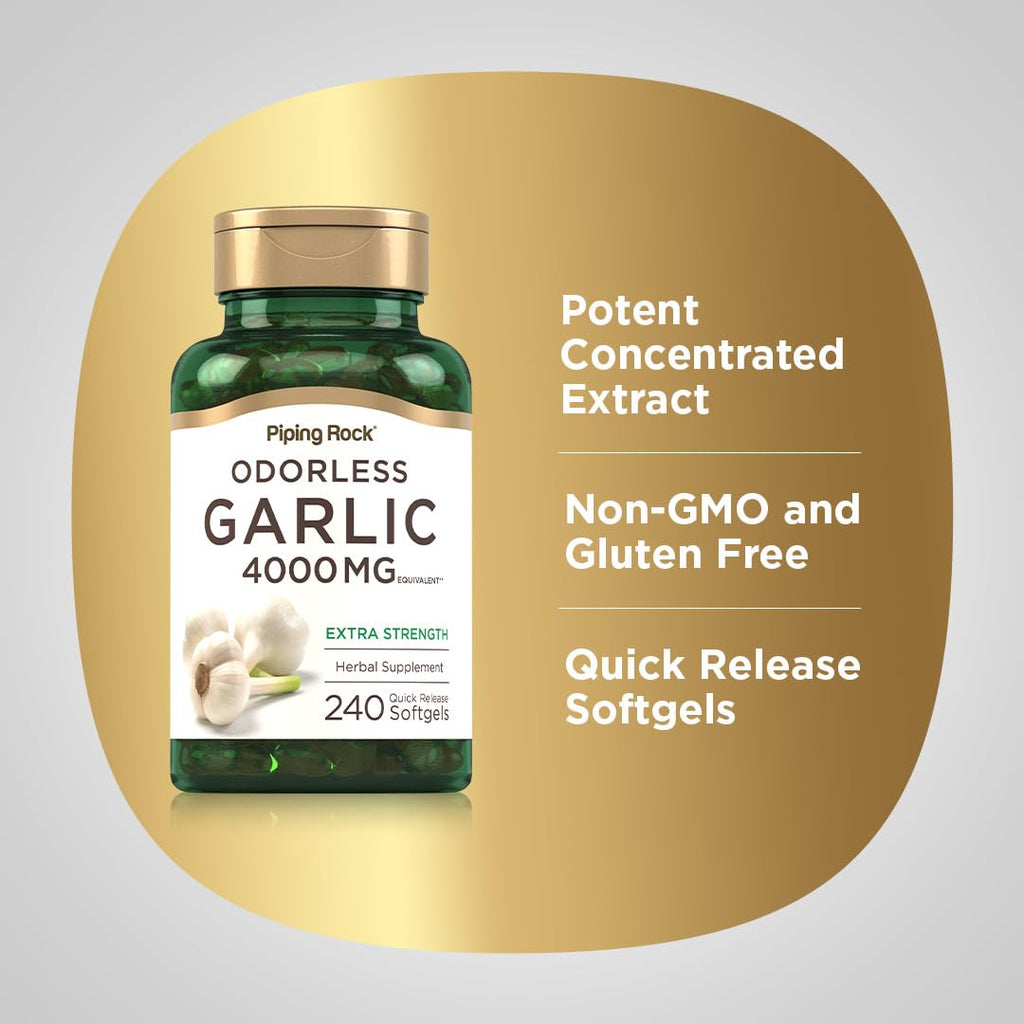 Odorless Garlic Softgels 240 Count Z237