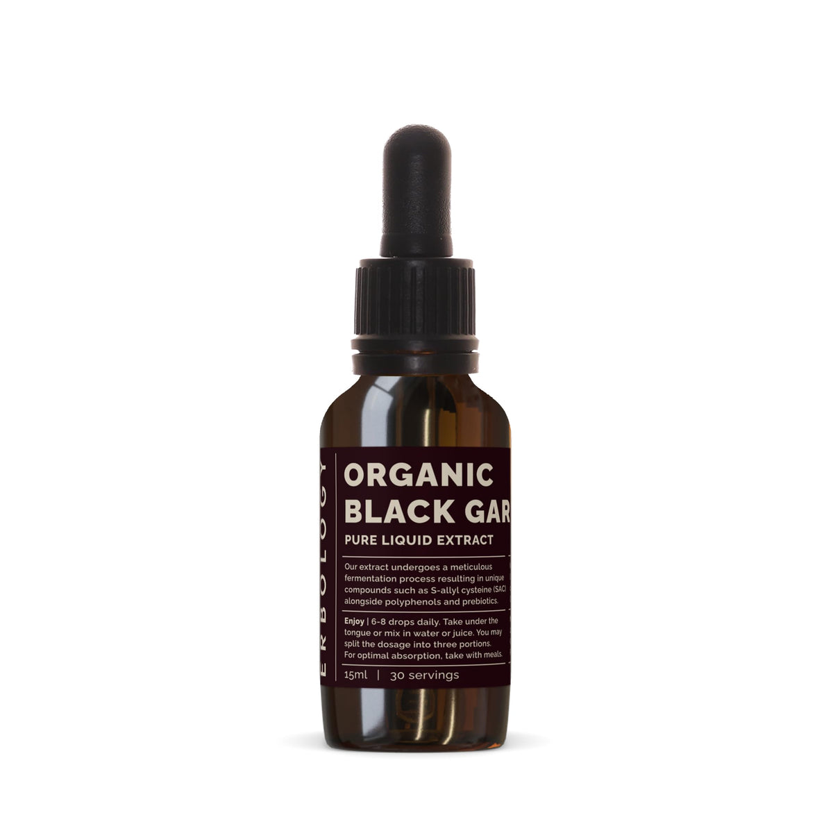 Organic Black Garlic Pure Liquid Extract 0.5 fl oz M809067