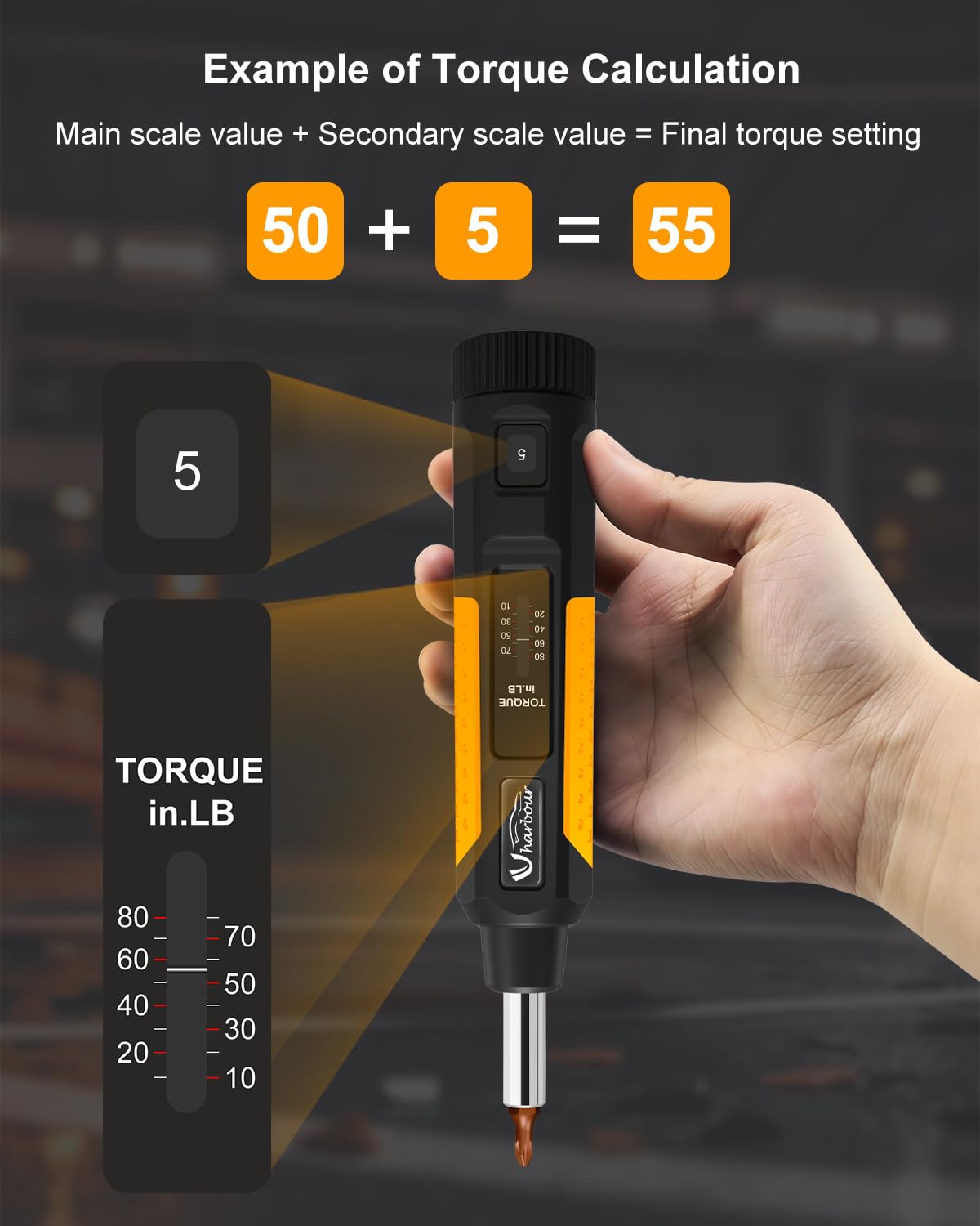 10-80 in.lb Torque Screwdriver Set S33474