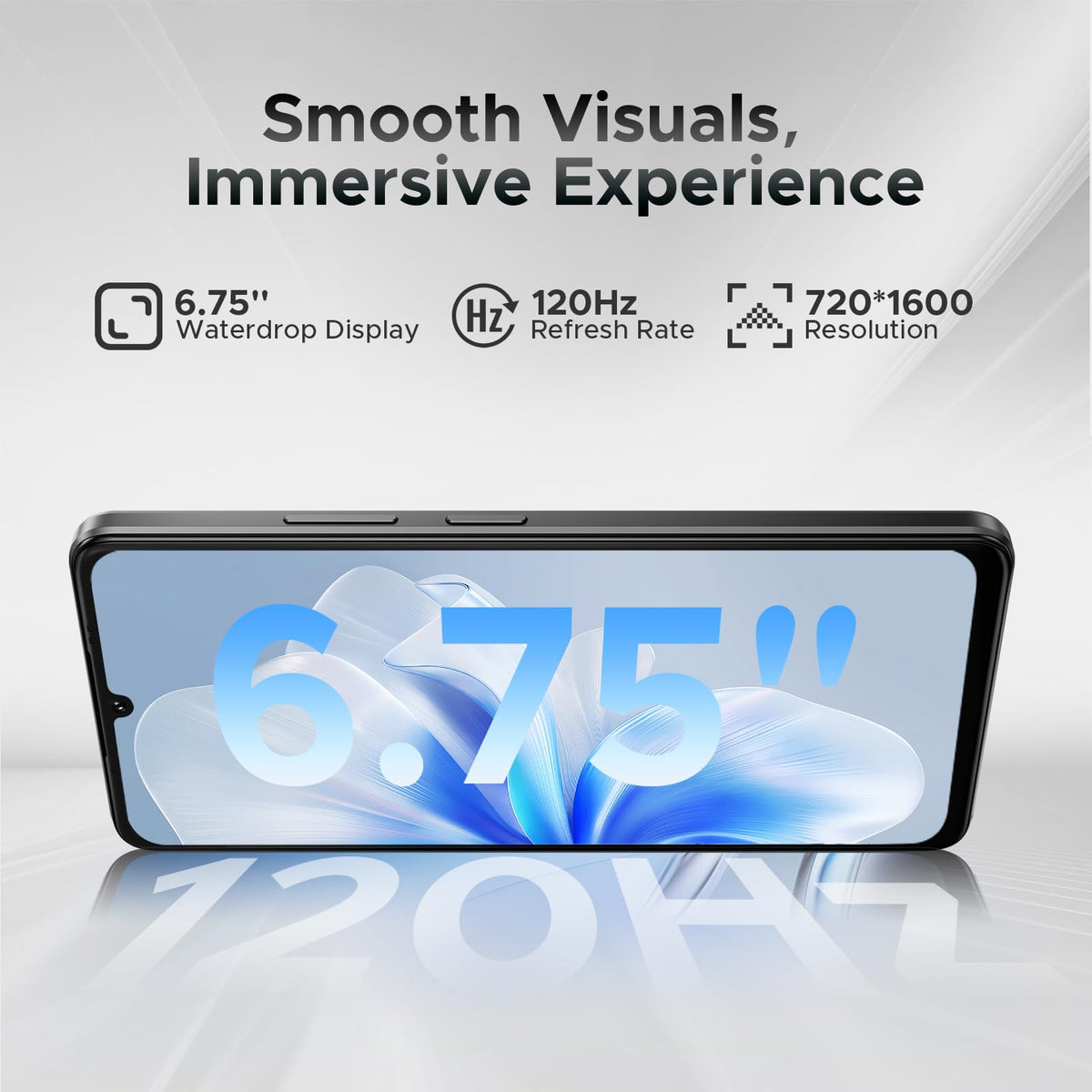 5G Unlocked Android Smartphone 32GB+128GB 6.75" 120Hz Dual SIM 6250mAh S980