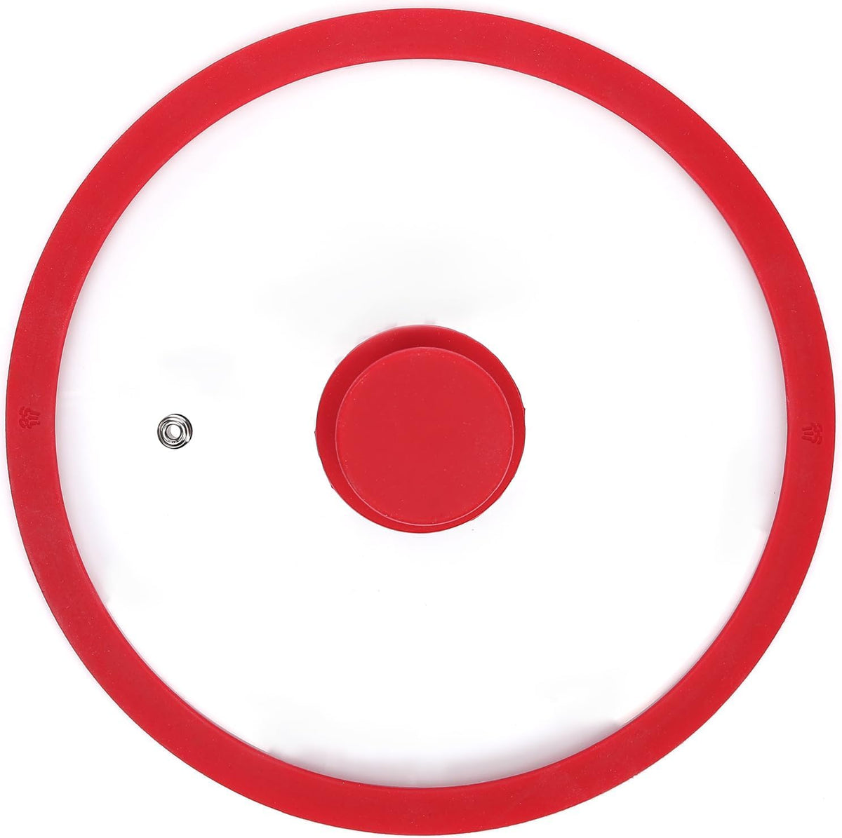 Vented Tempered Glass Cookware Lid Red 1 Pack E96578