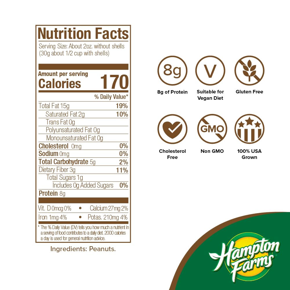 Jumbo Raw Natural In-Shell Peanuts 25 lb. Box B778656