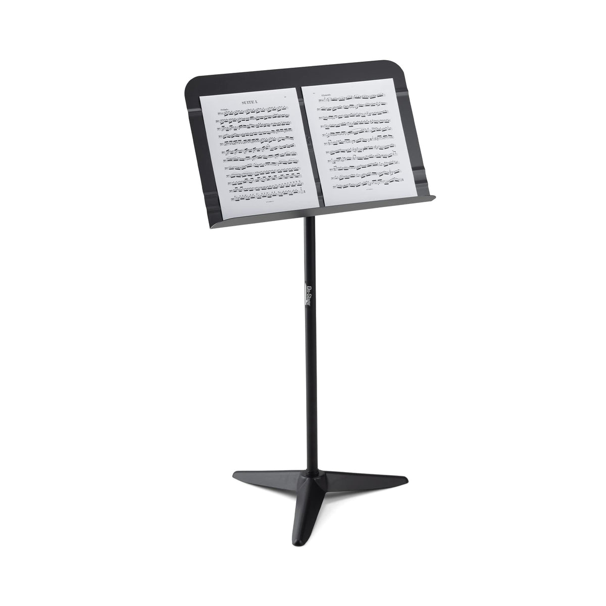 Black Steel and Aluminum Music Stand E1507