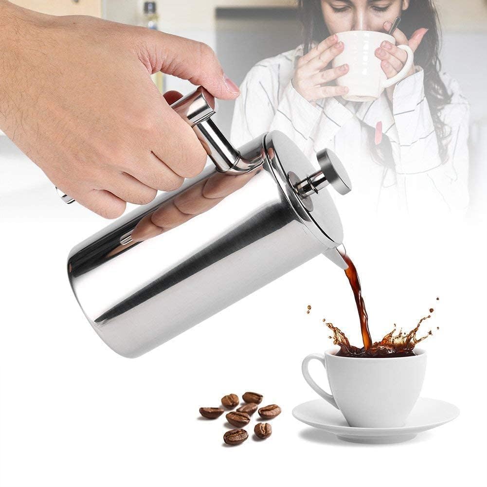 Small 12oz Stainless Steel Insulated French Press W6795