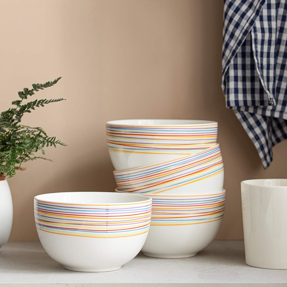 5.8" 30 Ounces Ceramic Bowls Set of 4 B31816