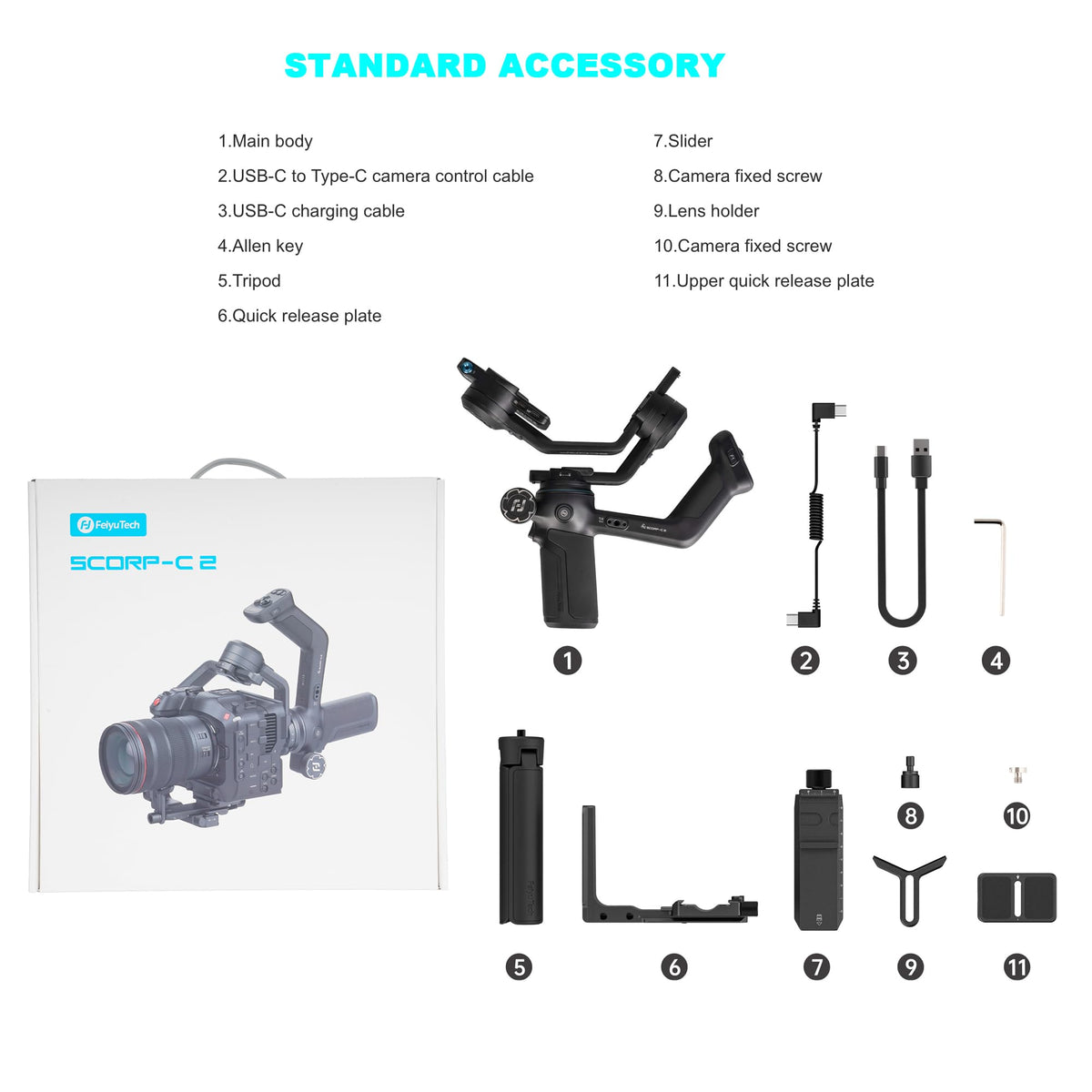 Camera Gimbal Stabilizer V254