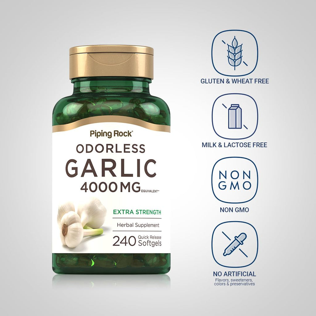 Odorless Garlic Softgels 240 Count Z237