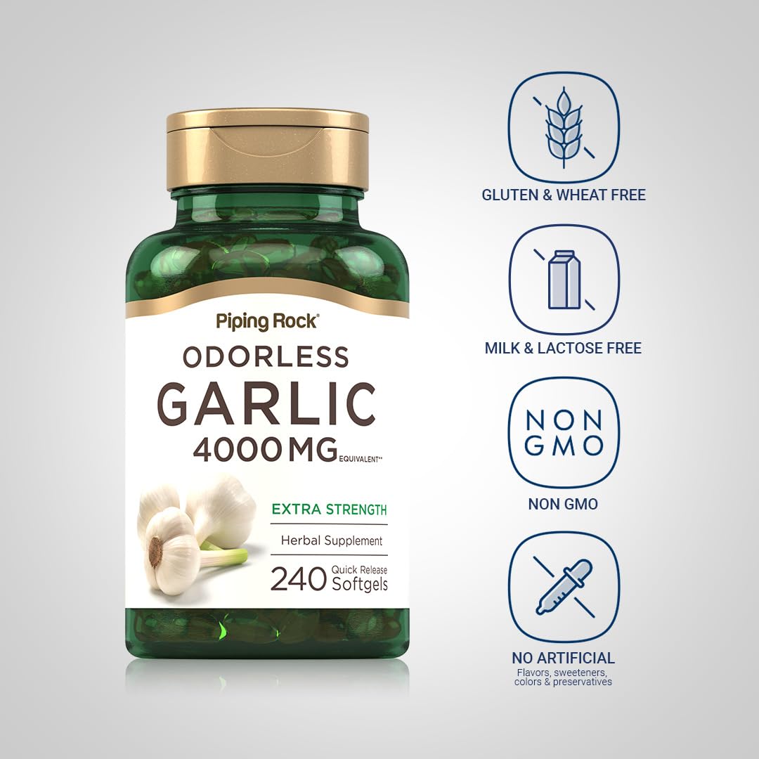 Odorless Garlic Softgels 240 Count Z237