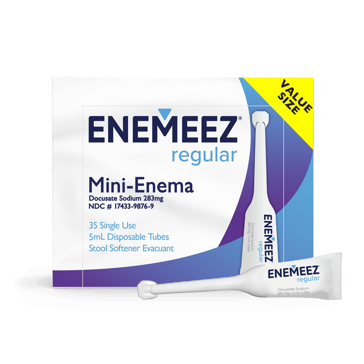 Docusate Sodium Mini Enemas Stool Softeners 35 Count Z266