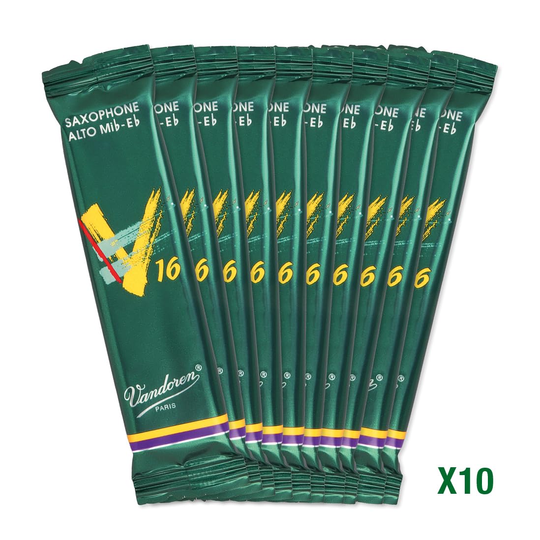 Alto Sax V16 Reeds Strength 2.5 Box of 10 S206