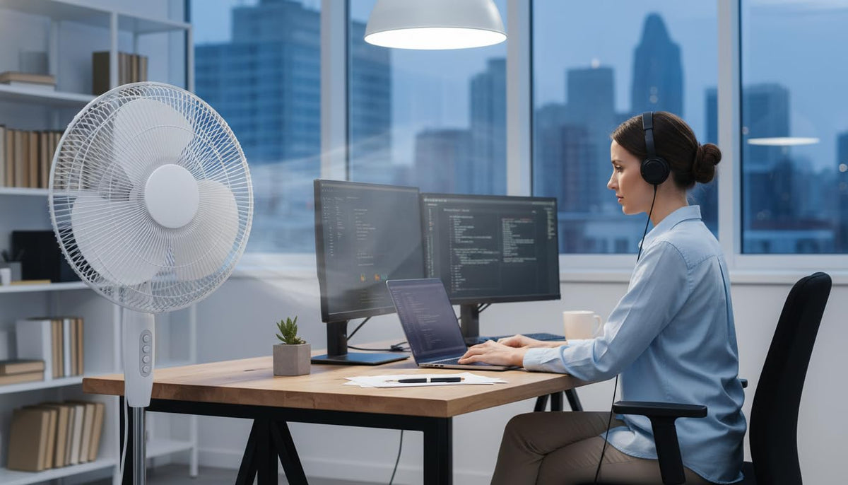 16 Inch Oscillating Pedestal Fan with Remote V824