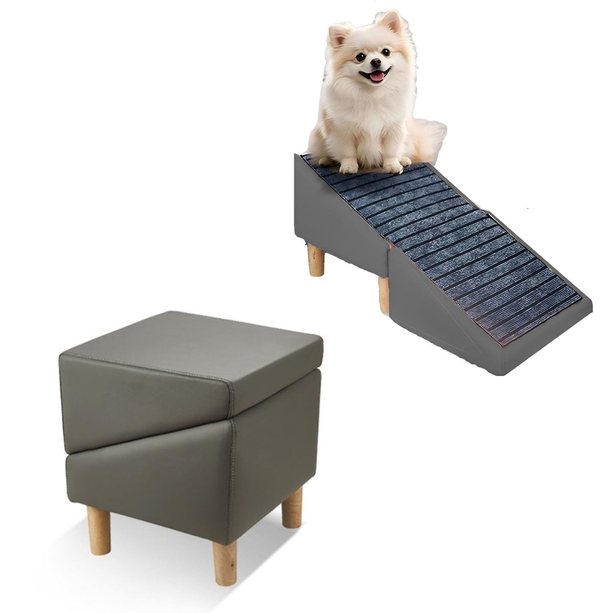 Foldable Pet Dog Ramp with Non-Slip Mat Y591