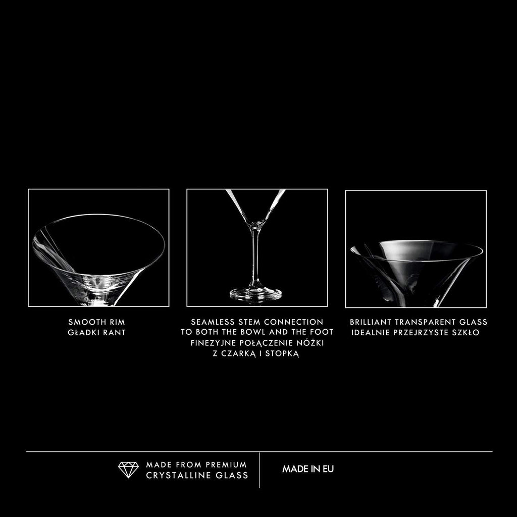 Martini Glasses Set of 6, 5.1 oz N2134