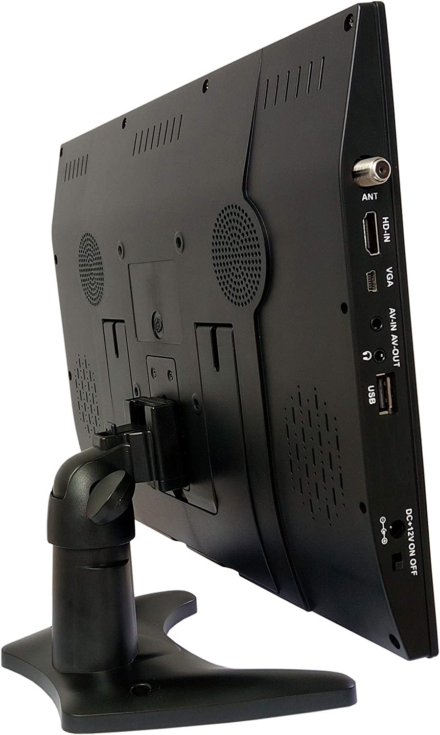 14” Portable LCD TV Monitor 1080P Rechargeable Battery Operated with Remote Control B6782