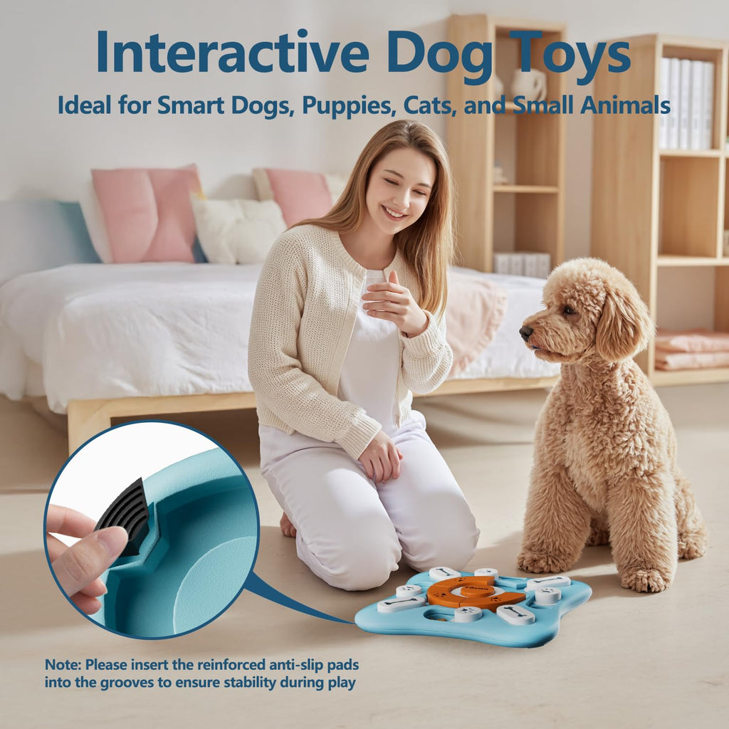 Interactive Dog Treat Puzzle Toys O473675