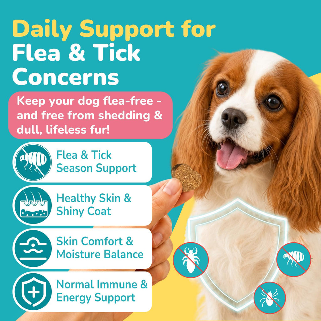 Soft Chews Chicken Flavor Flea and Tick Prevention for Dogs W201457