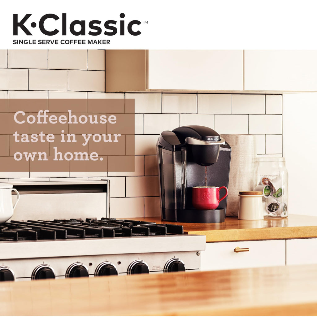 Single Serve K-Cup Pod Coffee Maker with 3 Brew Sizes, Black C545467