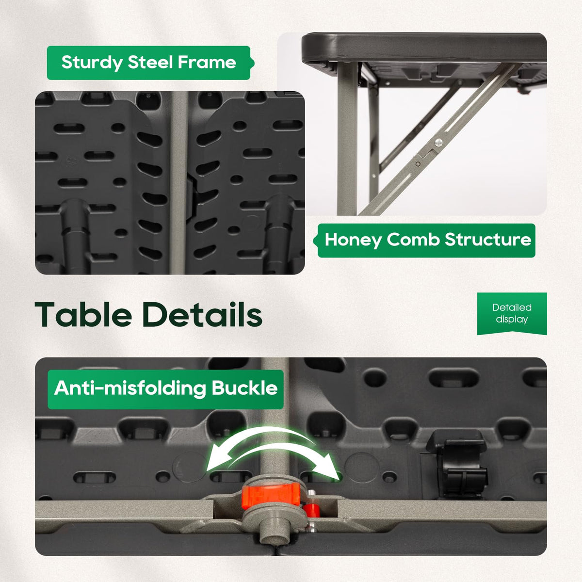 34 Inch Black Folding Card Table Z51149
