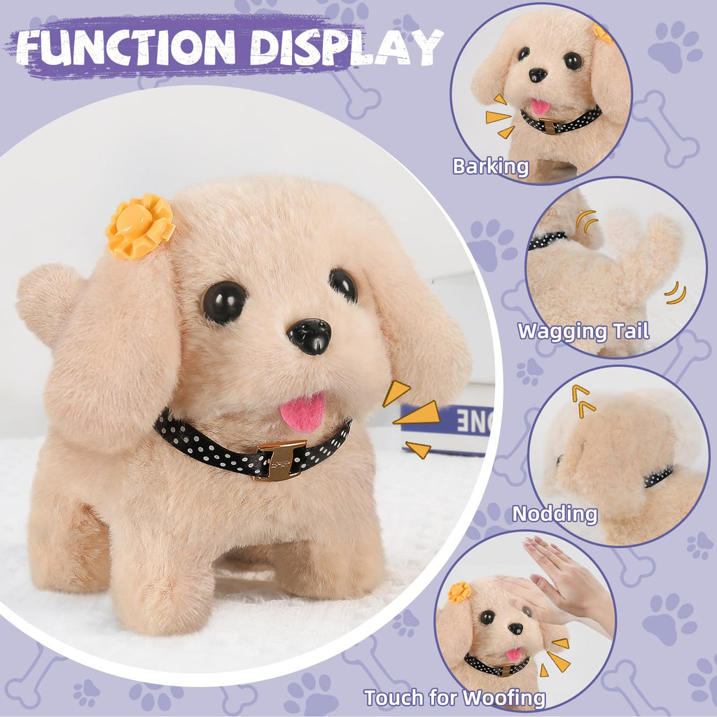 16 Pcs Robot Dog Toys for Girls T324