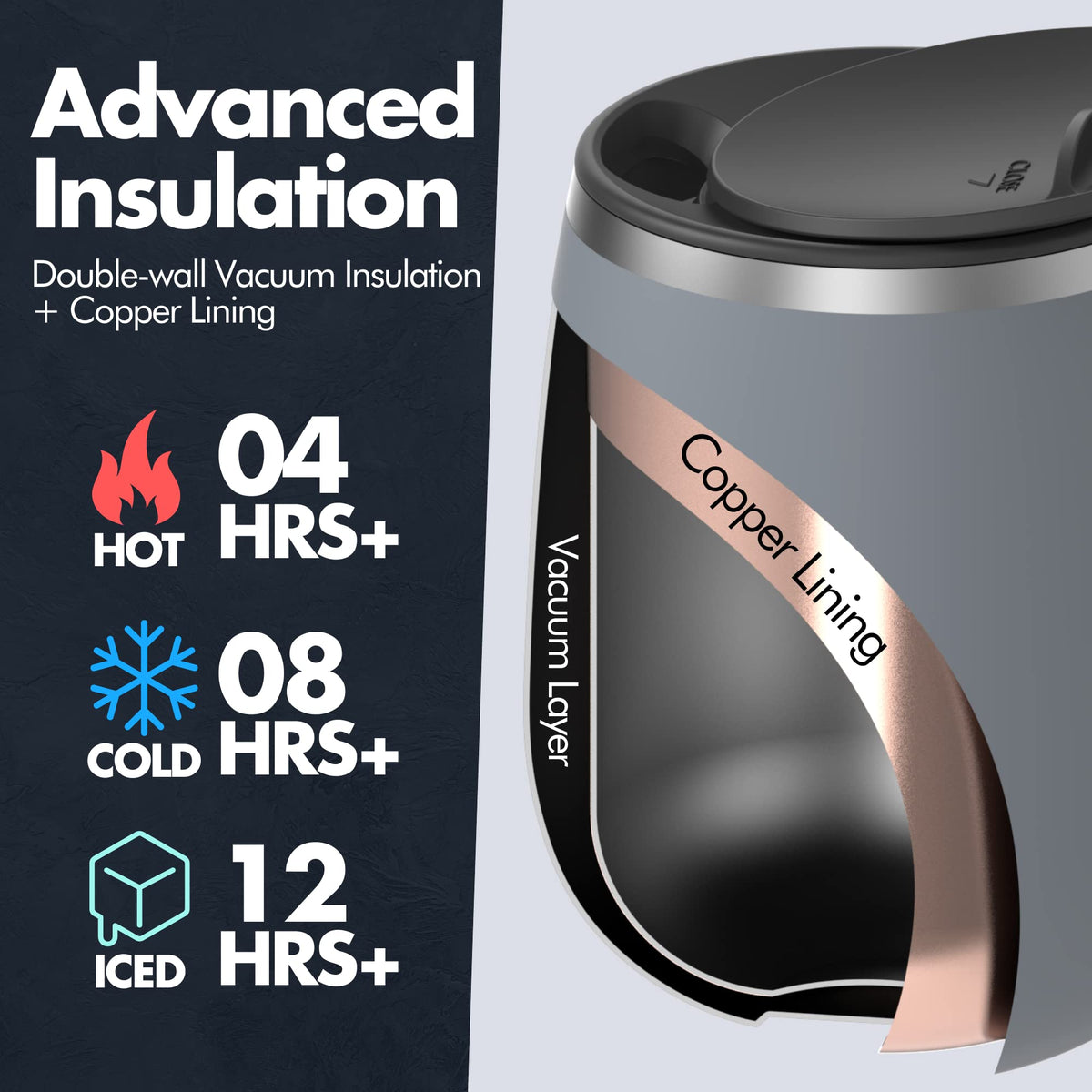 16 oz Insulated Stainless Steel Tumbler 2-Pack C21163
