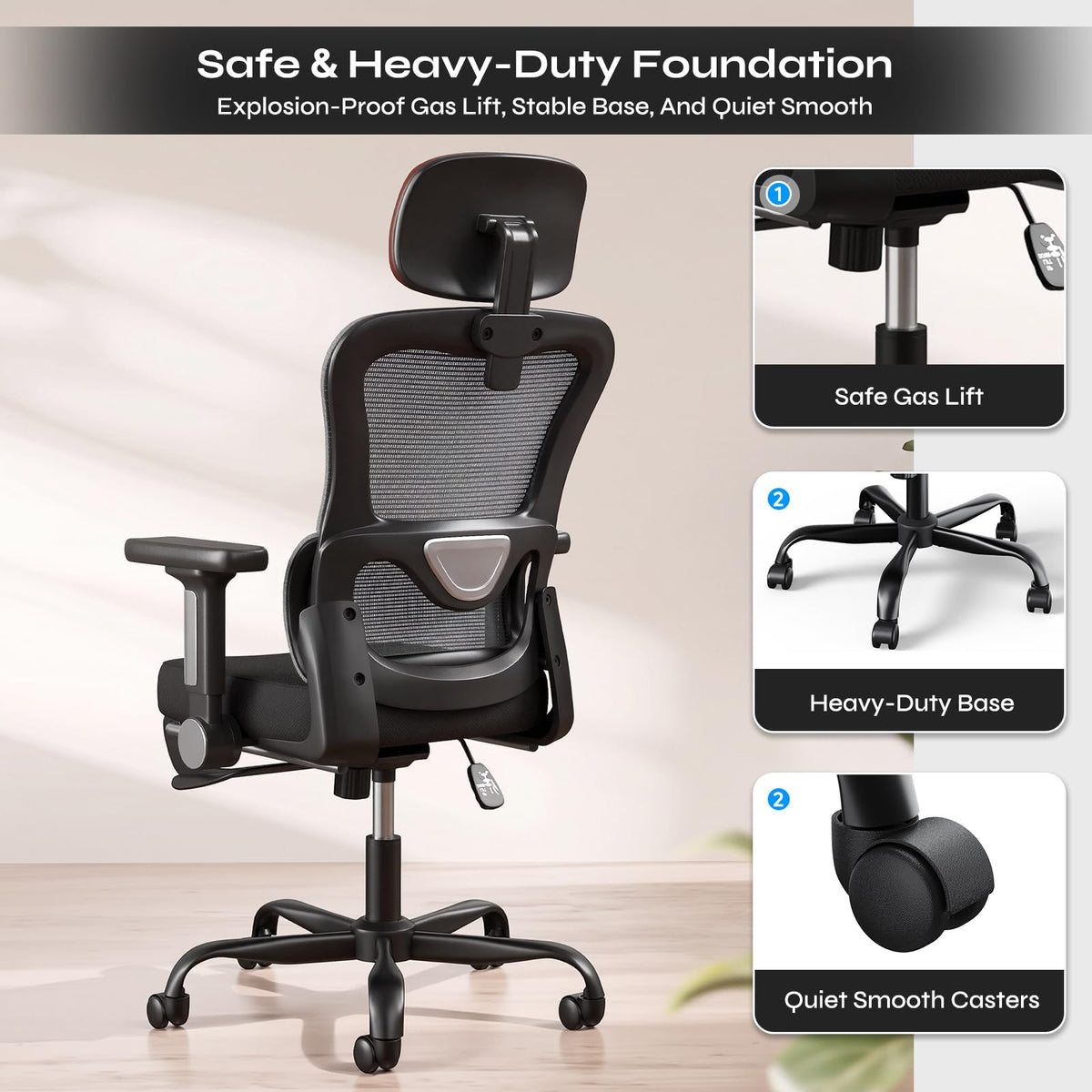 Ergonomic High Back Mesh Office Chair F861407