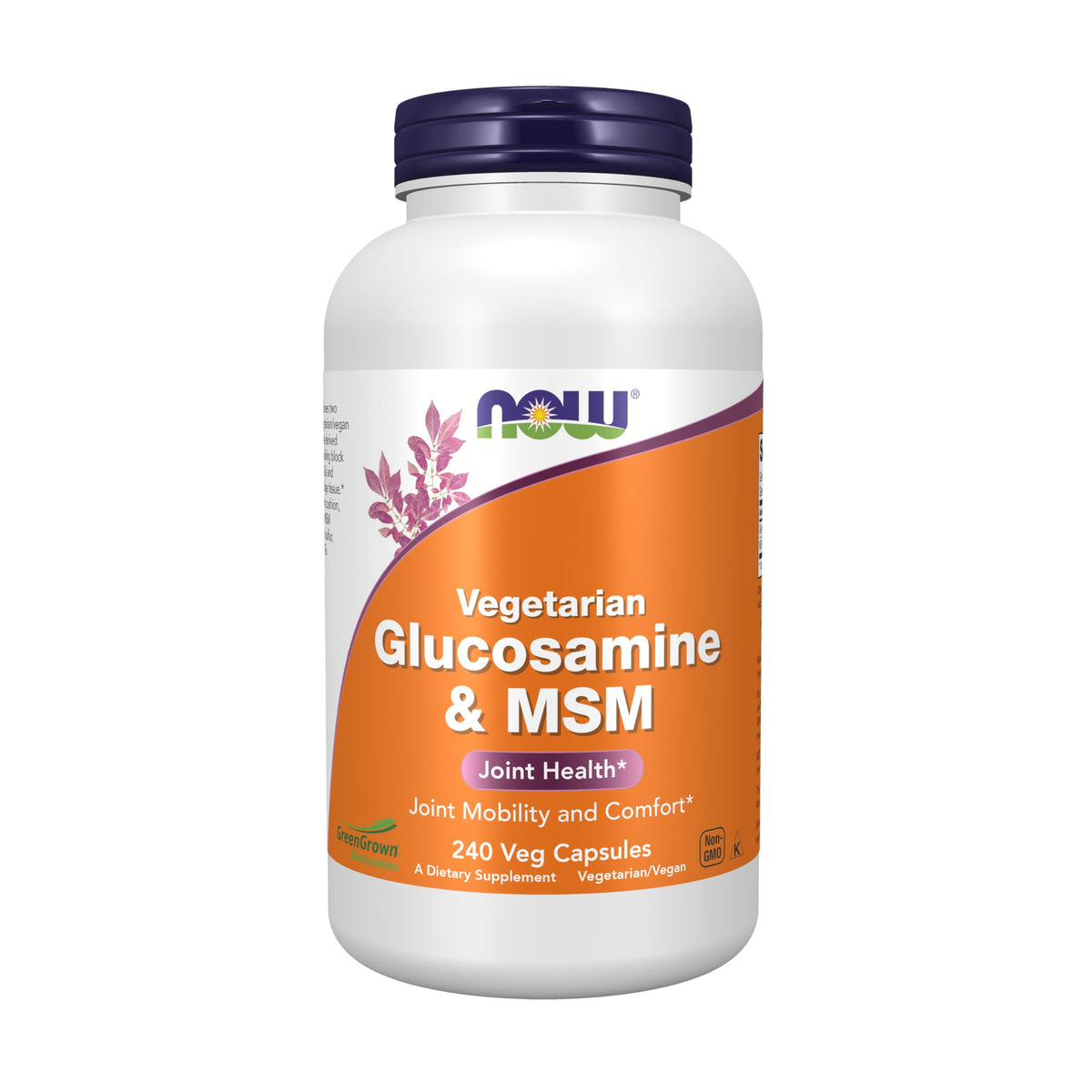 Vegetarian Glucosamine & MSM 240 Veg Caps B3133