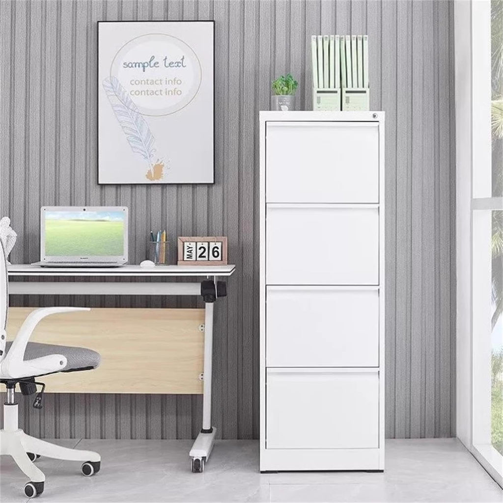4 Drawer Vertical Metal File Cabinet with Lock A5243