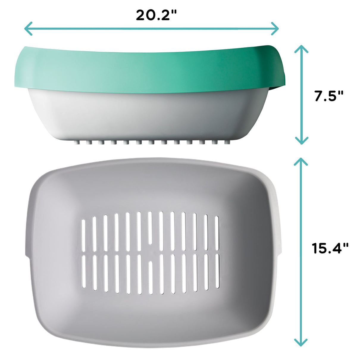 3 Sifting Tray Cat Litter Box with Non-Stick Coating V13935