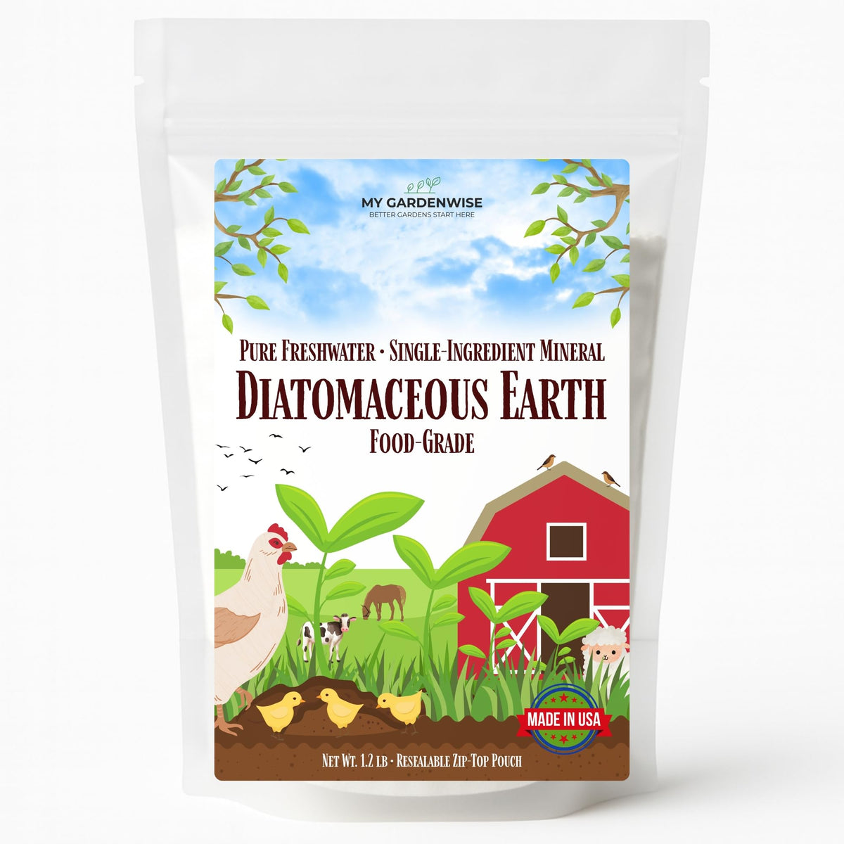 Food Grade Diatomaceous Earth Powder 1.2 lb T789