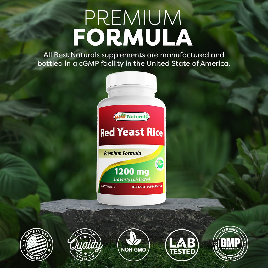 Red Yeast Rice 1200 Mg 60 Tablets X264