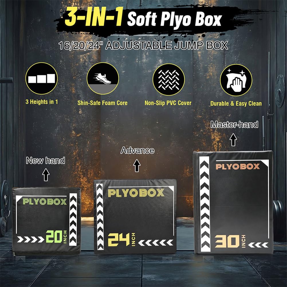 3-in-1 Foam Plyo Box J8009