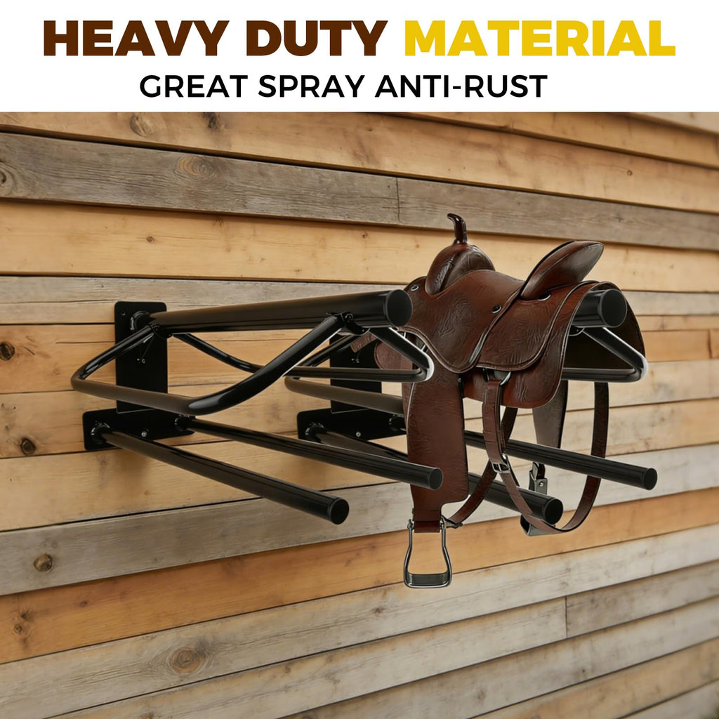 2 Pack Wall Mounted Saddle Rack V97977