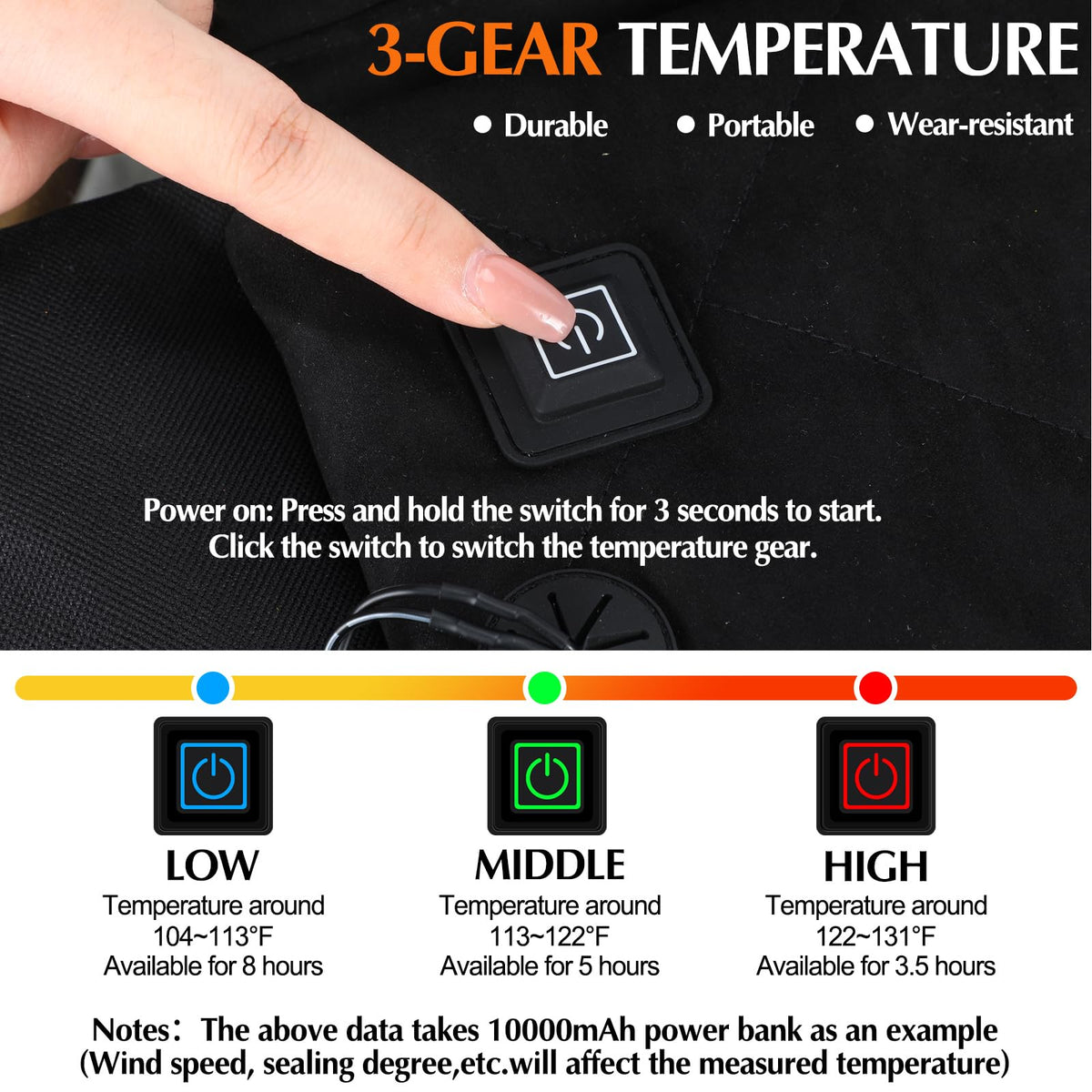 Heated Foldable Seat Cushion I7434