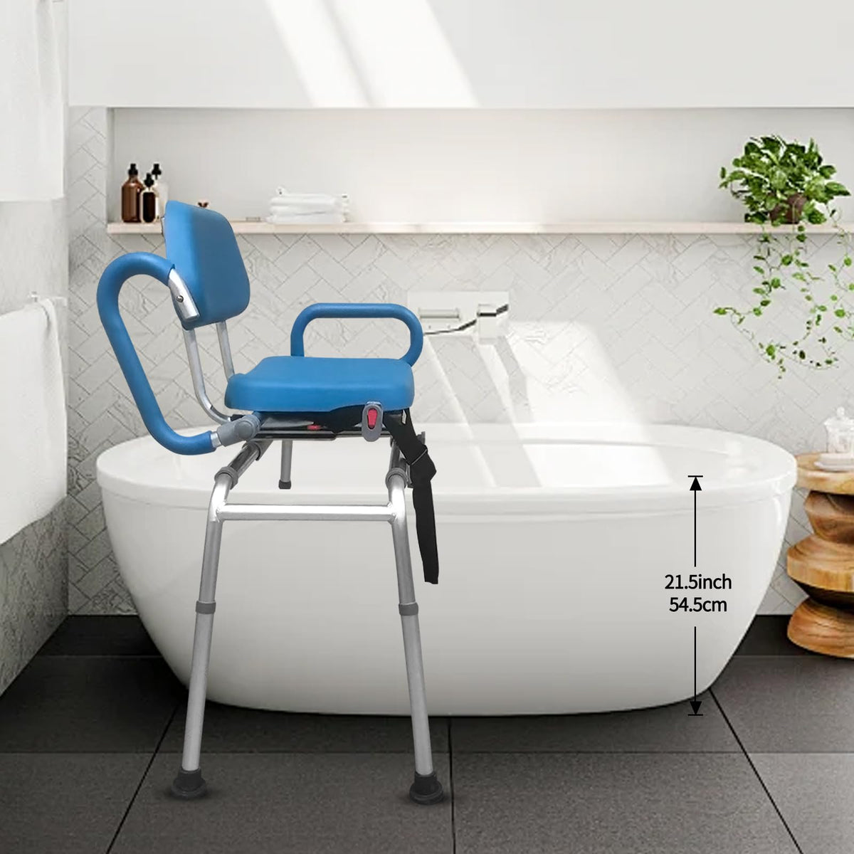 Aluminum 3 Inch Shower Chair Extension Tube S31439