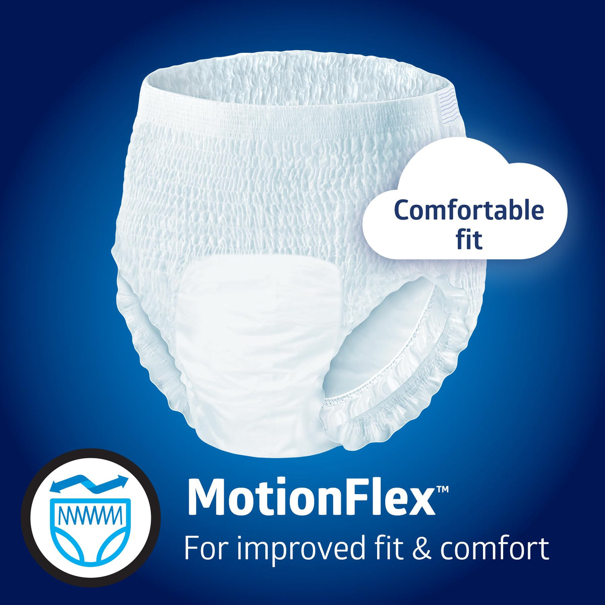 Small/Medium Disposable Pull-On Absorbent Underwear, 64 Count O629