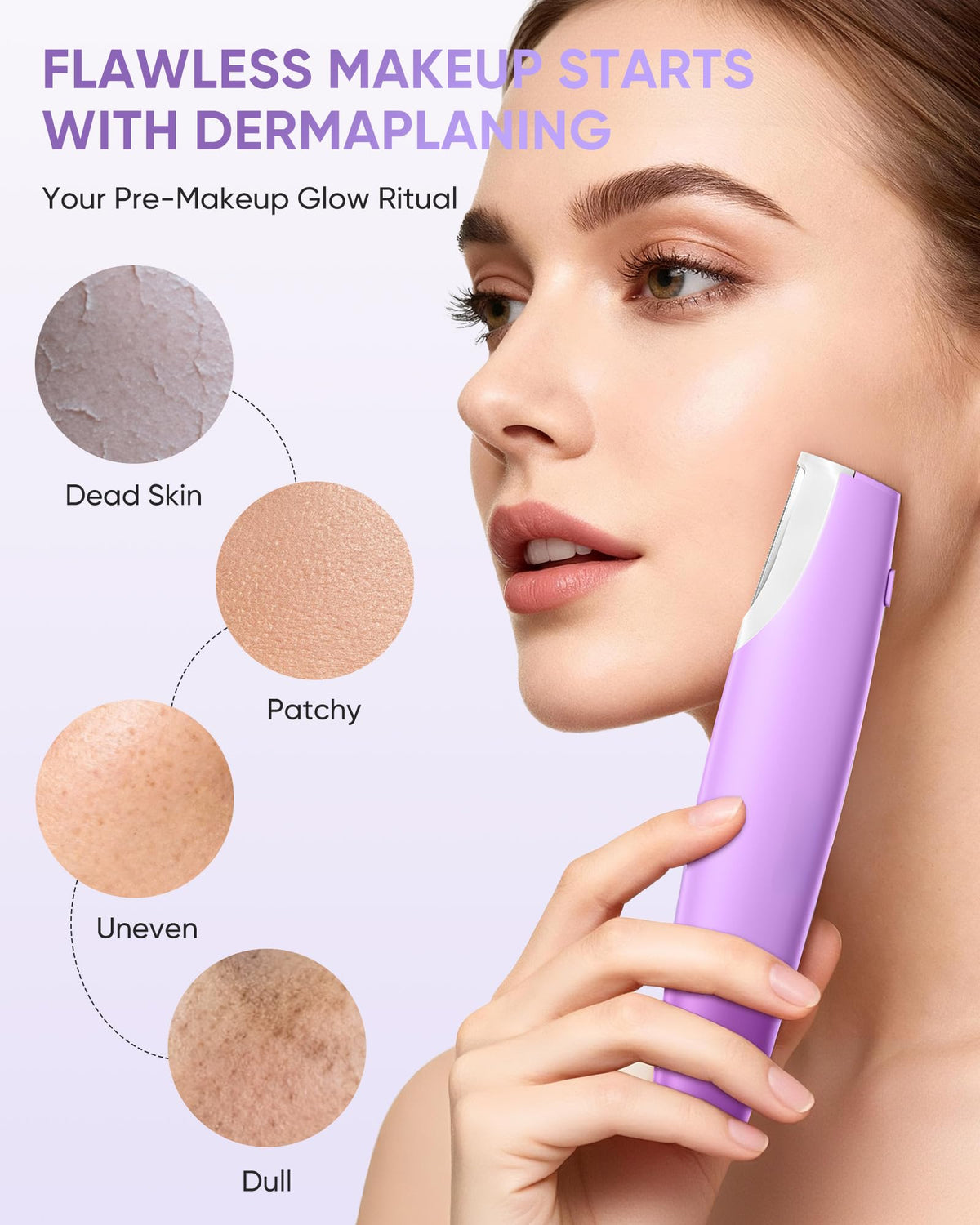 Dermaplaning Tool with 8 Blades F8944