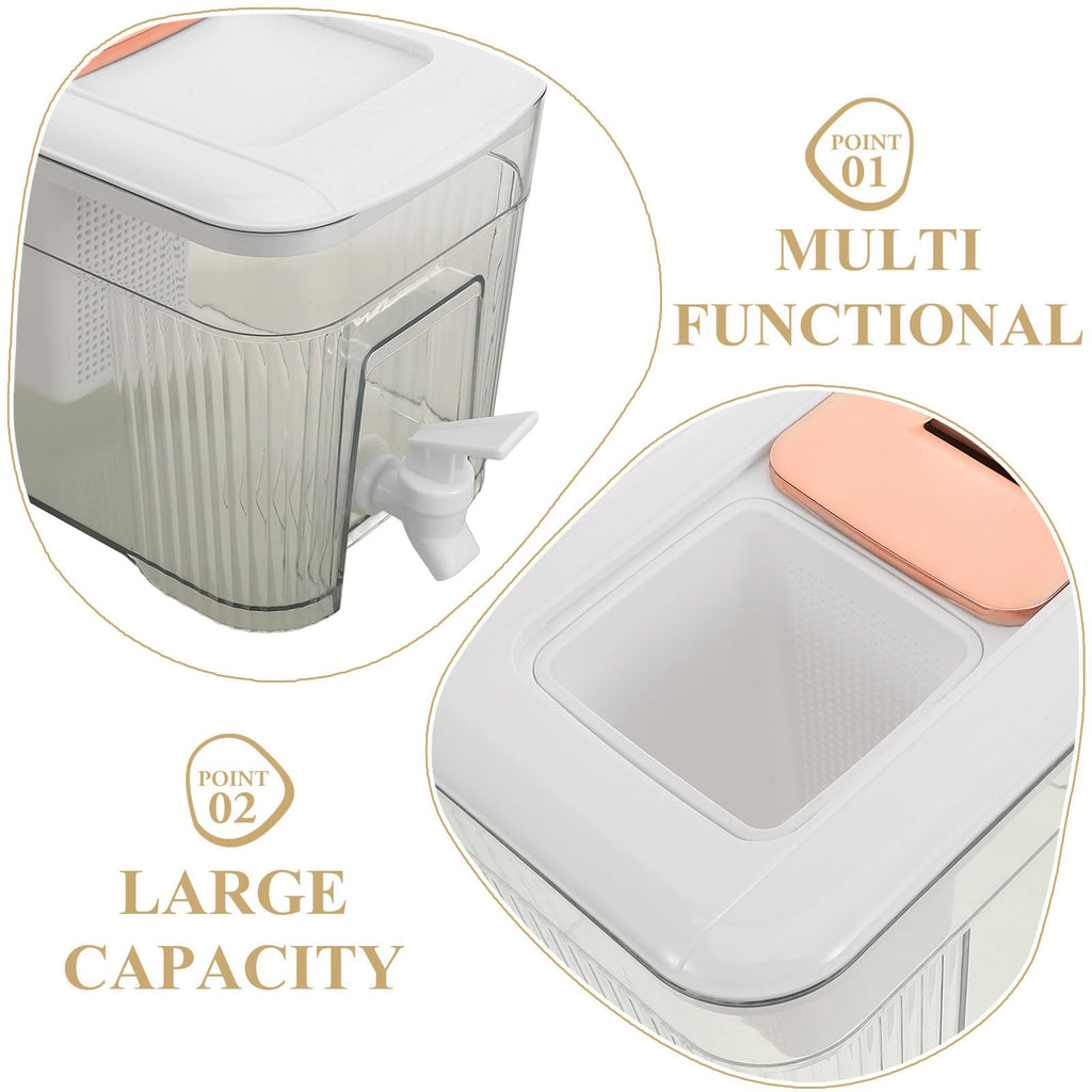 Cold Water Jug with Faucet White N810