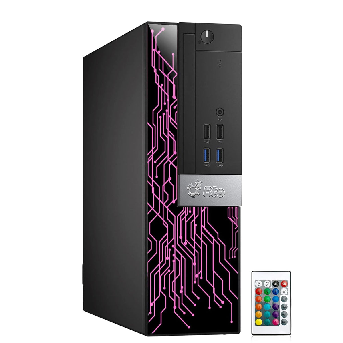 RGB Gaming PC with 24 Inch Monitor Intel i5 16GB RAM 512GB SSD S969