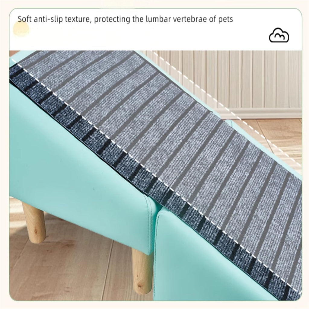 Foldable Pet Dog Ramp with Non-Slip Mat Y591