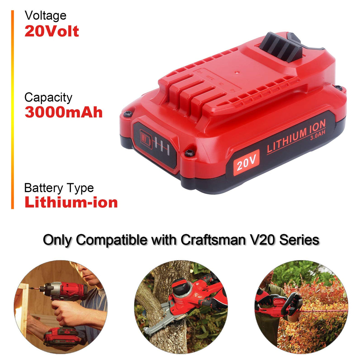 20V Lithium Ion Battery K4218
