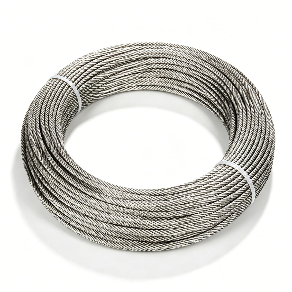 T316 Stainless Steel Wire Rope 1/8" 100 ft Z35590