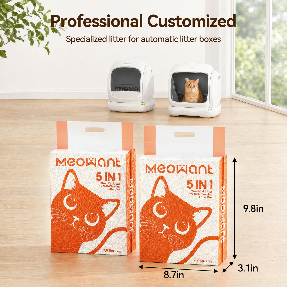 Mixed Fast Clumping Bentonite Tofu Cat Litter P863027