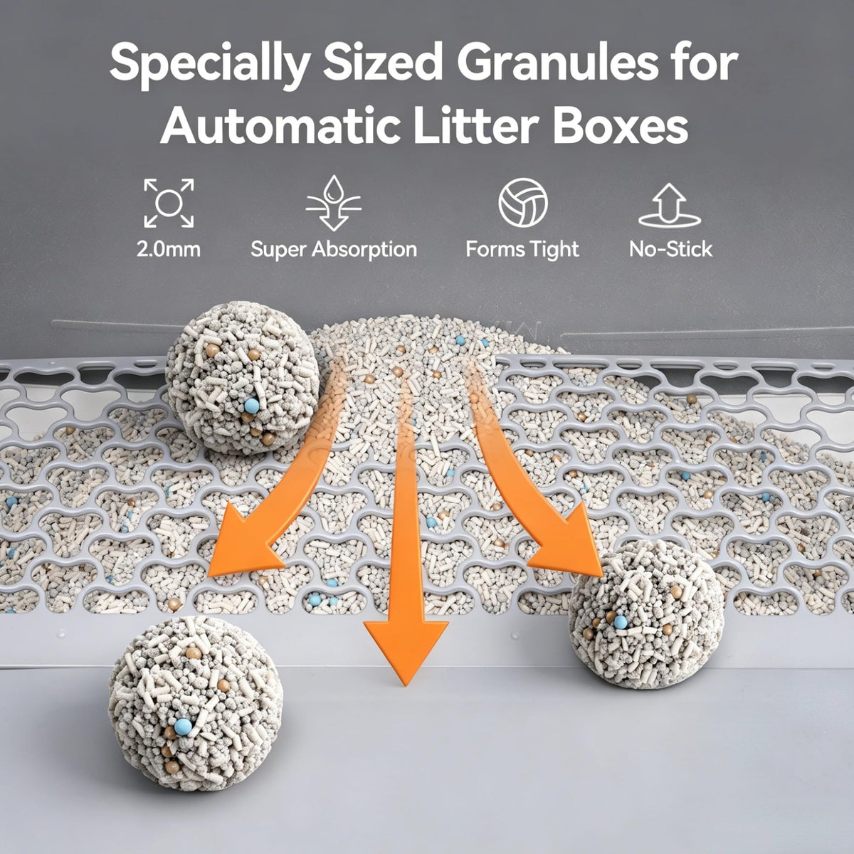 Mixed Fast Clumping Bentonite Tofu Cat Litter P863027